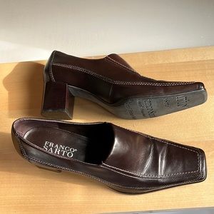 Franco Sarto women’s brown 2” heel shoes